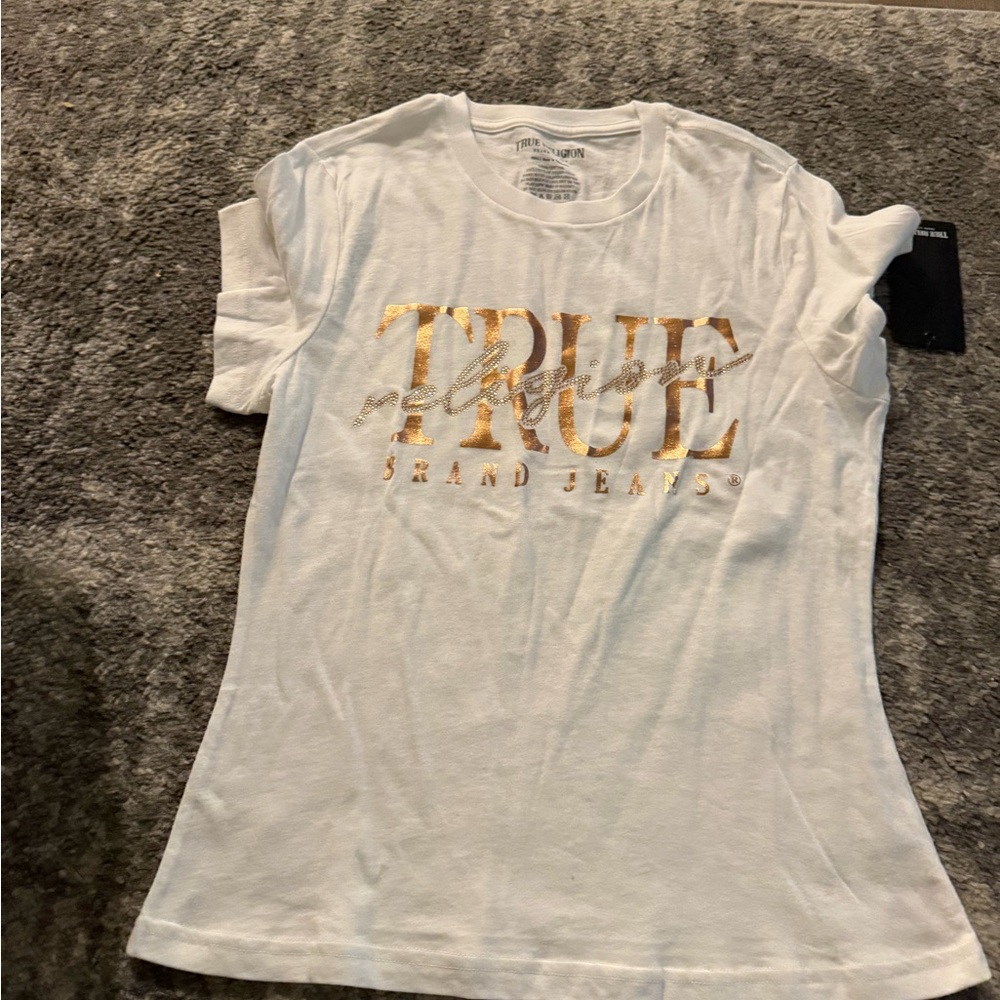 True Religion Women's Outfit White tee & jeans sold together